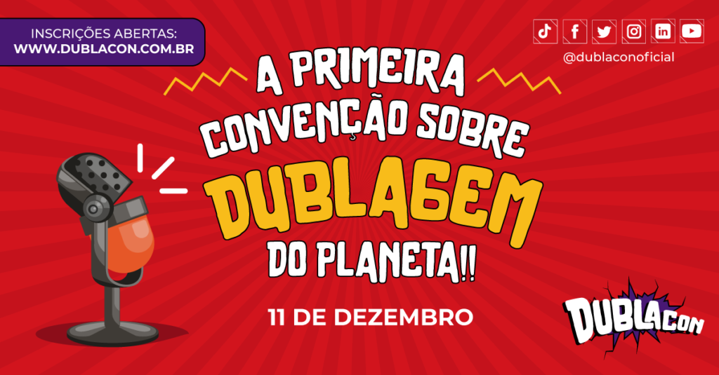 DublaCon, primeira convenção sobre dublagem do mundo