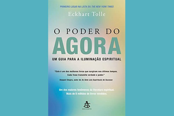 Capa: O Poder do Agora / Editora Sextante / Dia do leitor