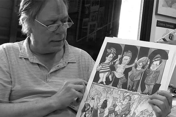 Reprodução: Foto do artista Paulo Caruso