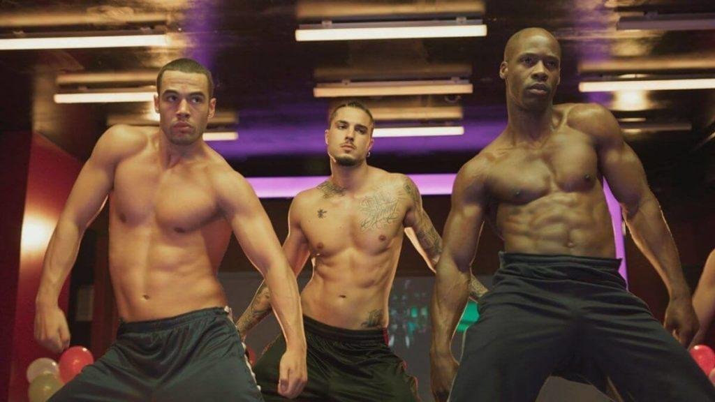 Jesús Mosquera, Carlo Costanzia e Raudel Raúl Martiato em "Toy Boy".