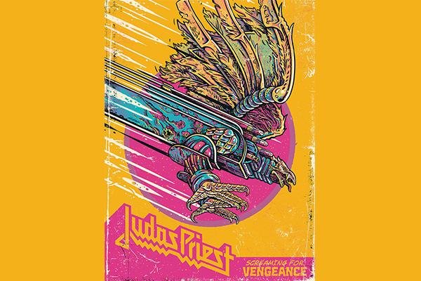 Reprodução: Capa Judas Priest - "Screaming For Vengeance