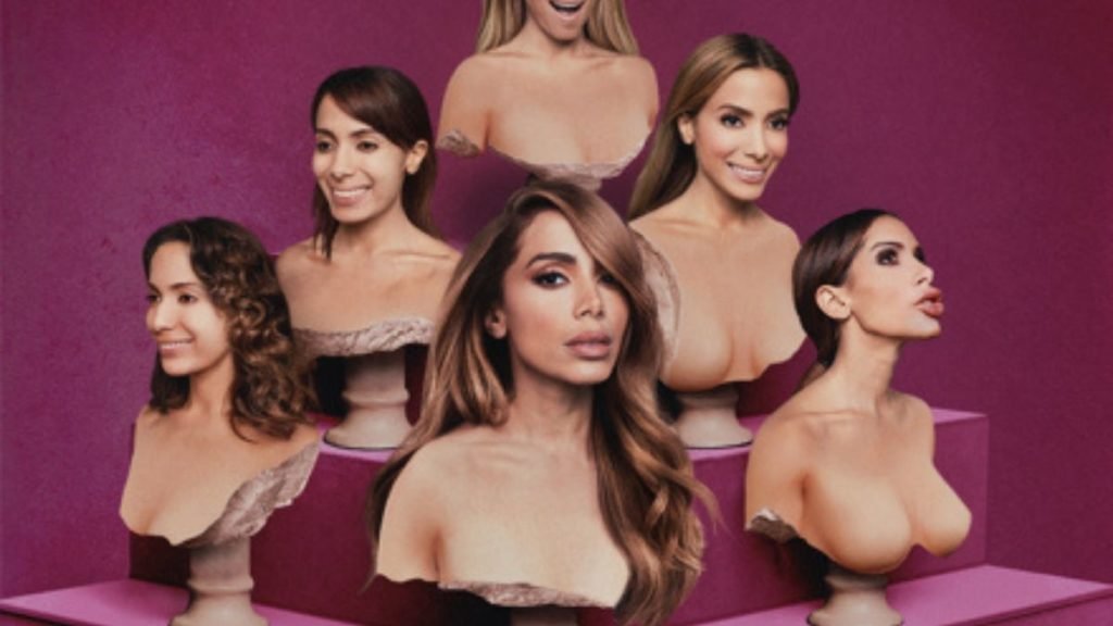 Capa do novo álbum de Anitta Versions of Me
