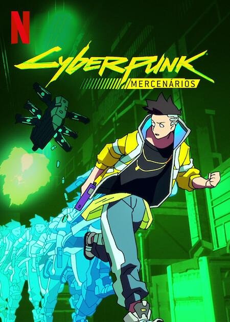 cyberpunk mercenários poster