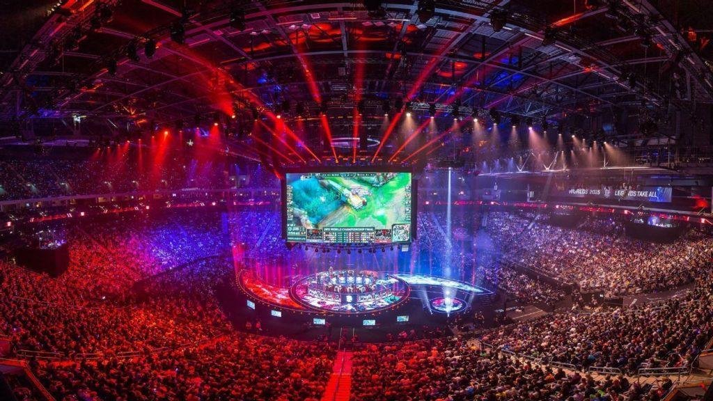 Palco do Mundial de 2015 de League of Legends.