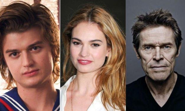 Joey Keery, Willem Dafoe e Lily James irão estrelar em drama