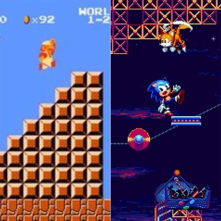 Mario x Sonic