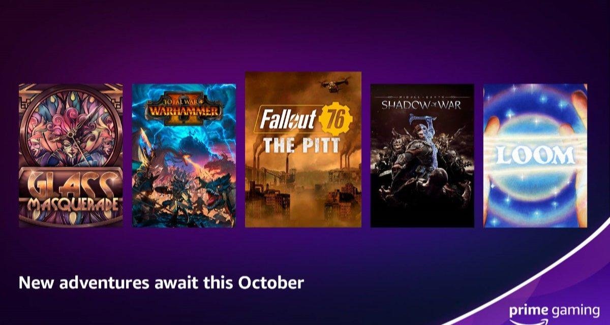Prime Gaming: Veja as recompensas do mês de Outubro