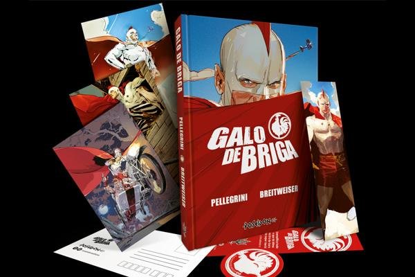 Reprodução: Divulgação do conteúdo do "HQ Galo de Briga" / Faro Editorial