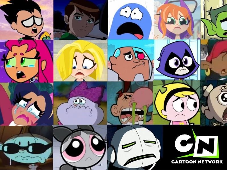 Cartoon - Personagens tristes