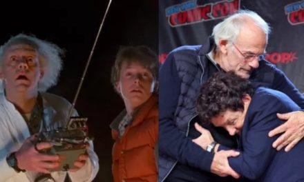 De volta para o futuro: Marty e Doc Brown de volta a Comic-Con