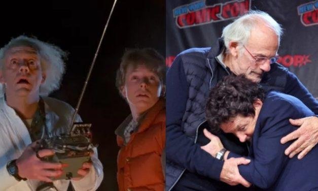 De volta para o futuro: Marty e Doc Brown de volta a Comic-Con