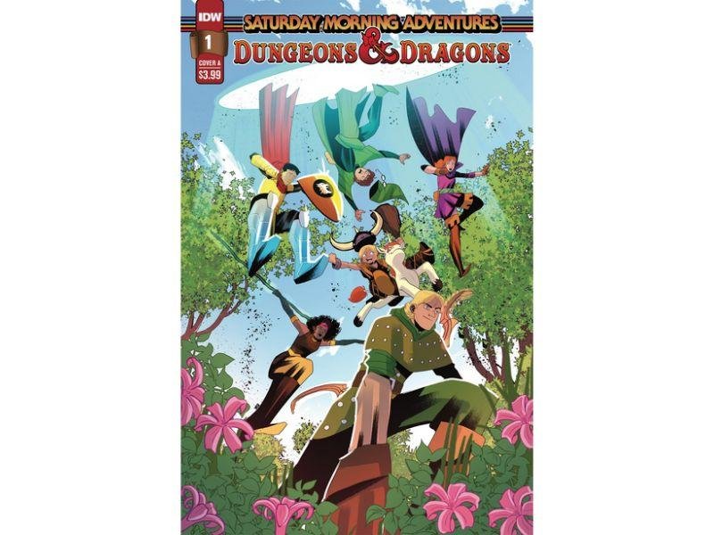 Dungeons & Dragons: Saturday Morning Adventures;
Capa da primeira edição.