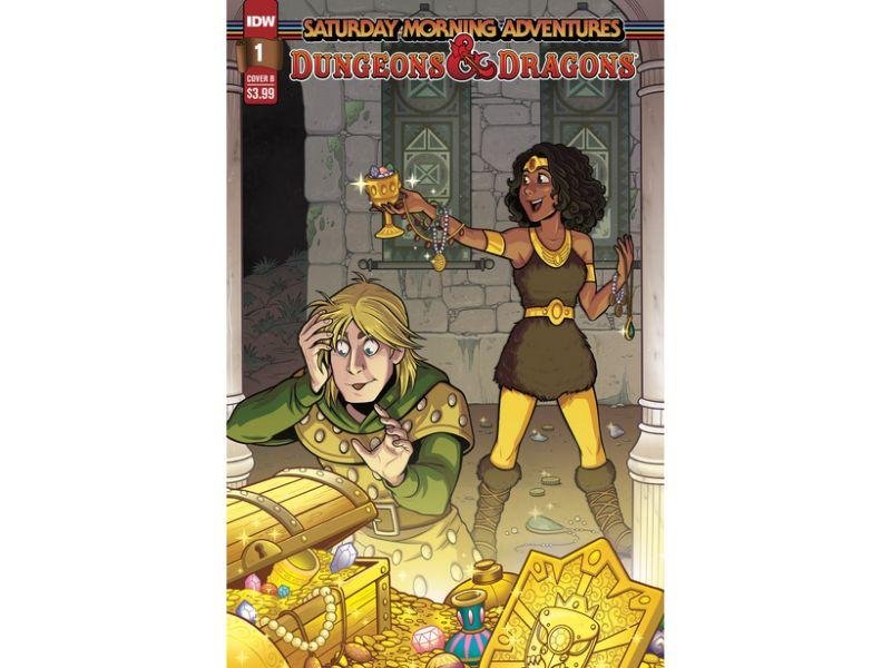 Dungeons & Dragons: Saturday Morning Adventures;
Capa da primeira edição.
