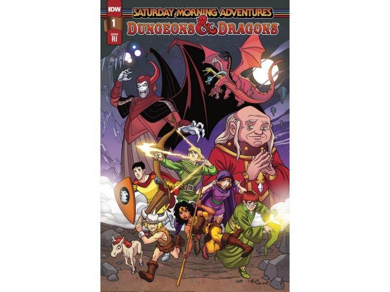Dungeons & Dragons: Saturday Morning Adventures;
Capa da primeira edição.