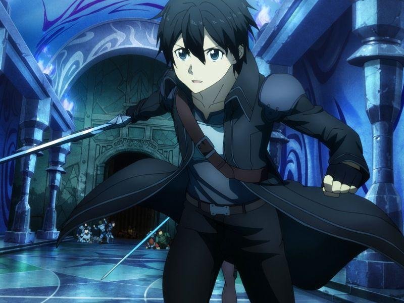 Sword Art Online the Movie -Progressive- Scherzo of Deep Night;
Kirito, o protagonista da série Sword Art Online