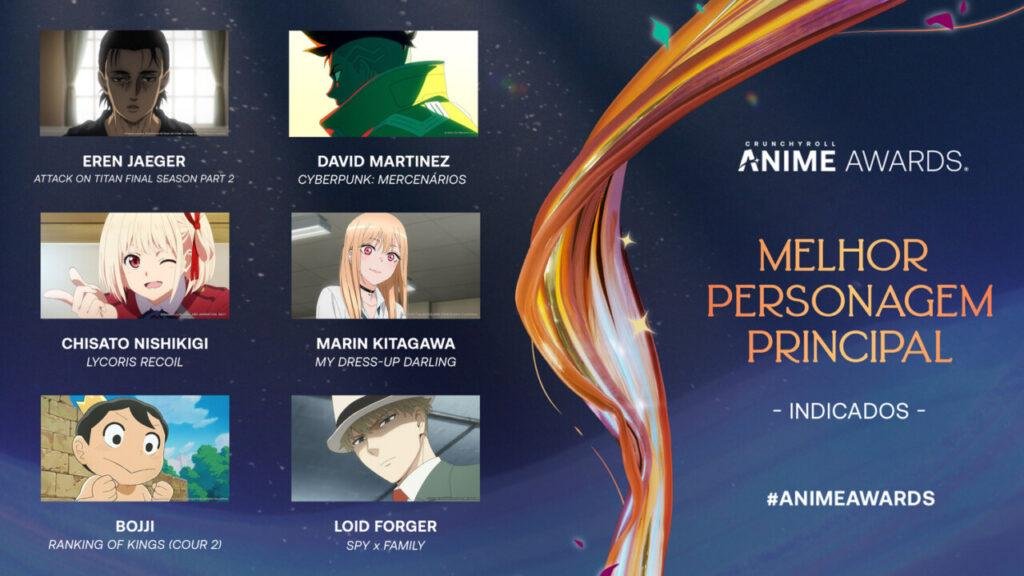 anime awards melhor personagem principal