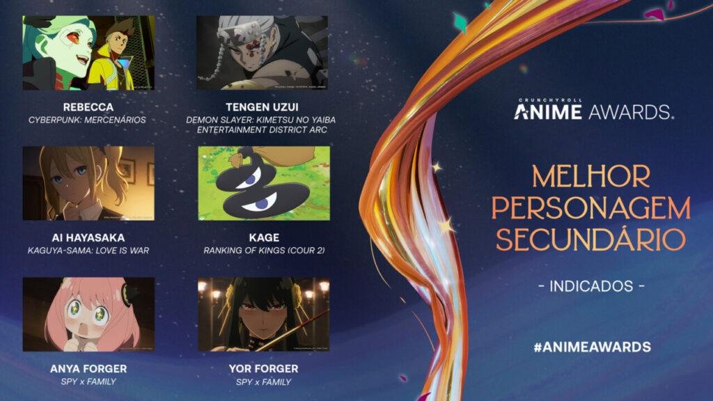 anime awards melhor personagem secundário