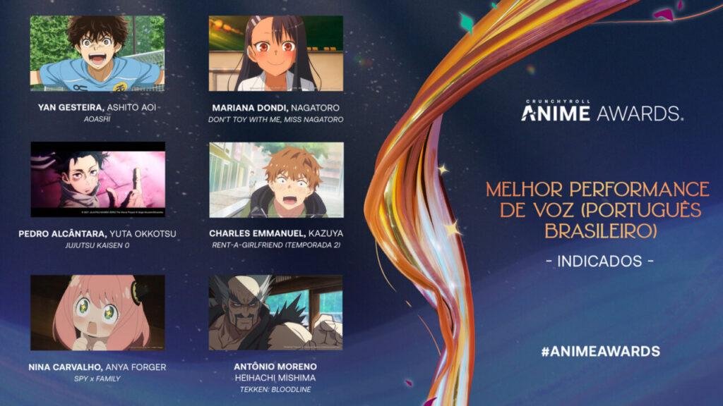 anime awards melhor dublagem brasileira