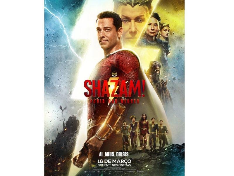 Shazam! Fúria dos Deuses ganha um novo trailer eletrizante;
Pôster do filme
