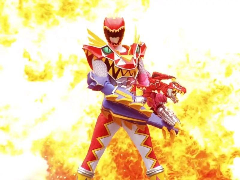 Kyoryuger | Dinossauros e carnaval, uma excelente combinação;
Kyoryu Red Carnival