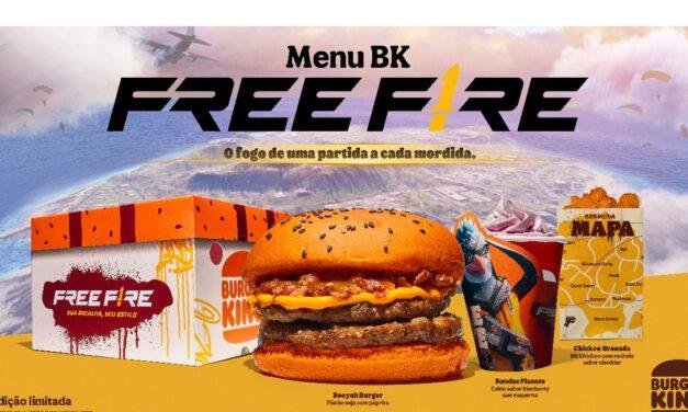 Burguer King: Parceria com Free Fire conta com loja temática e evento dentro do jogo