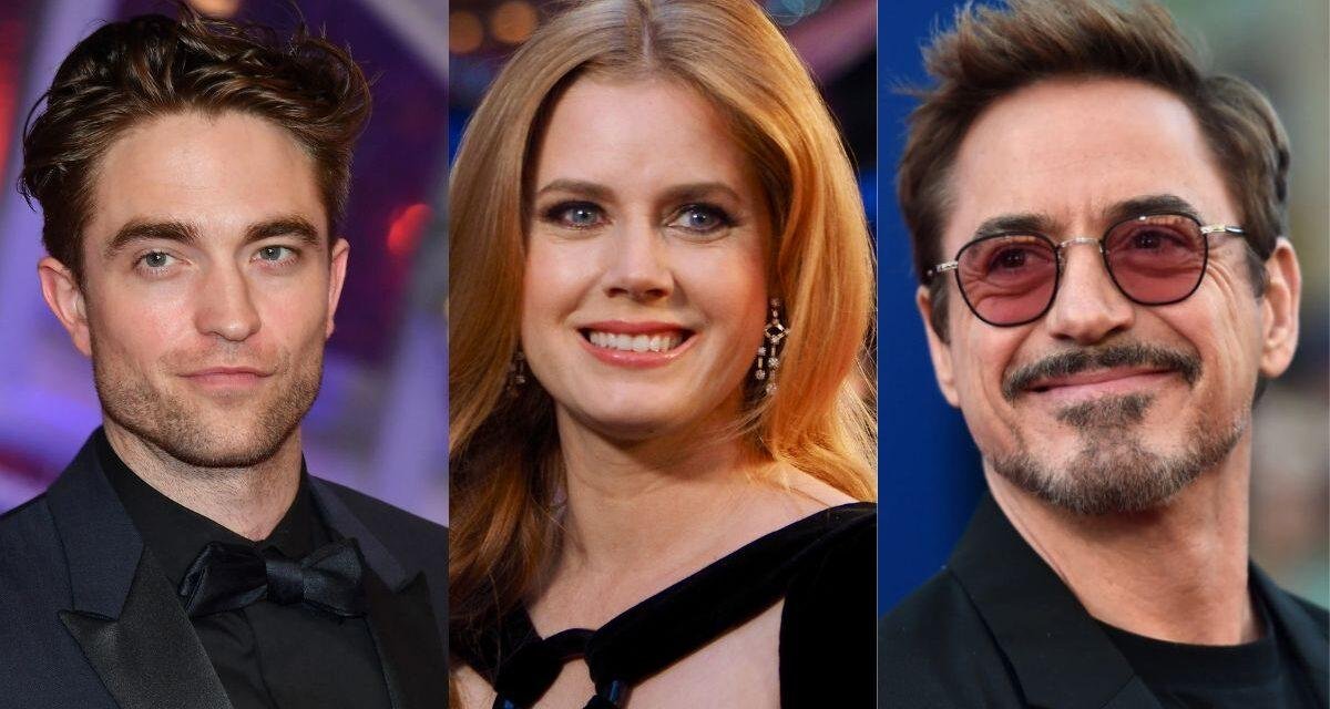 Robert Pattinson, Amy Adams e Robert Downey Jr. irão estrelar filme de Adam McKay
