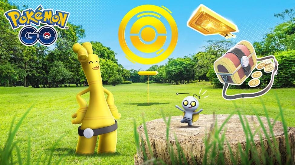 Propaganda da décima temporada de Pokémon Go Rising Heroes.
