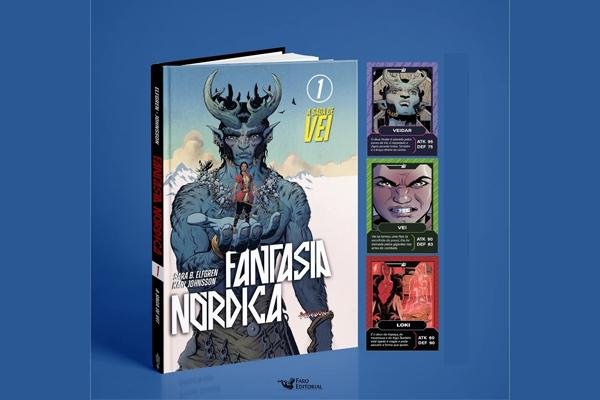 Reprodução: Capa HQ "Fantasia Nórdica" / Faro Editorial