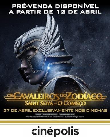 cavaleiros do zodíaco cinépolis