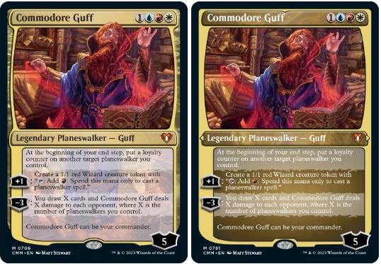 Comodoro Guff Commander Masters.
