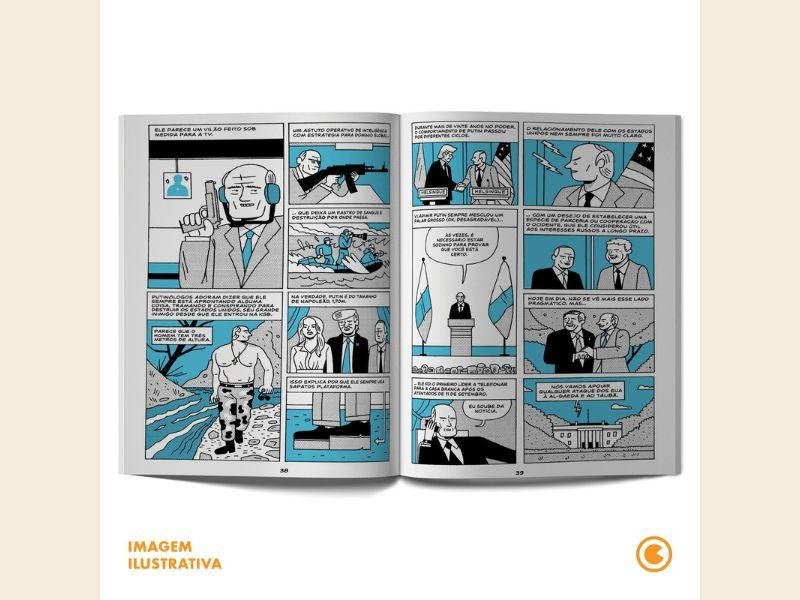 Biografia de Vladimir Putin é lançada em quadrinhos pela CONRAD