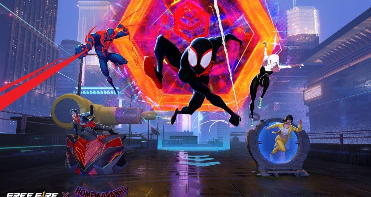 Free Fire: Homem Aranha Através do Aranhaverso chega ao jogo