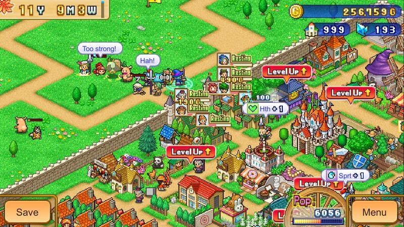 Imagem mostrando gameplay do Dungeon Villgae 2
