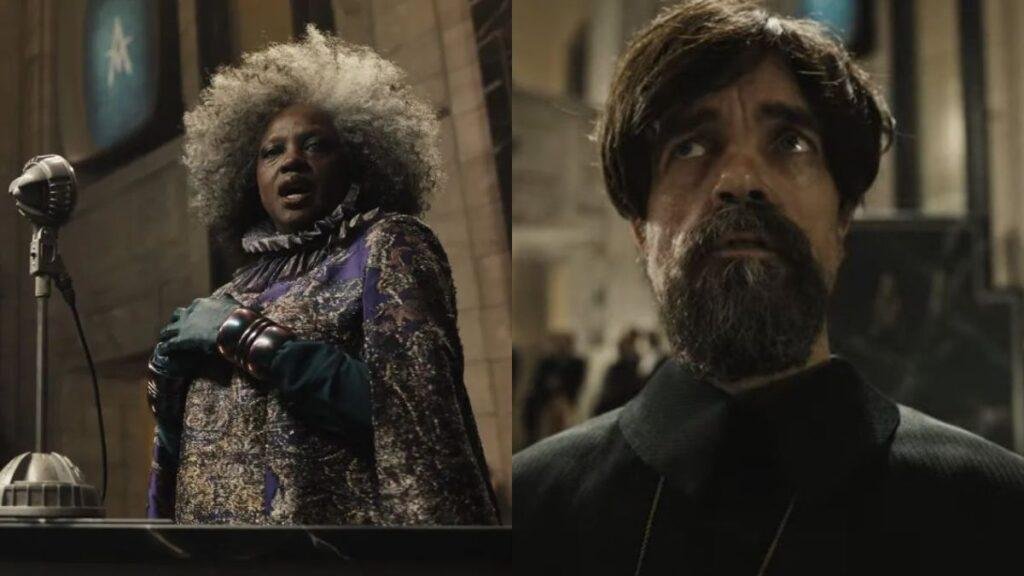 Viola Davis e Peter Dinklage em A Cantiga dos Pássaros e das Serpentes