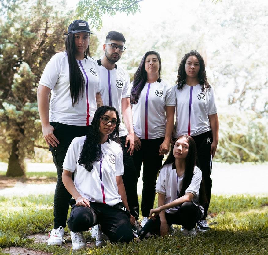 Line feminina do Crias campeã