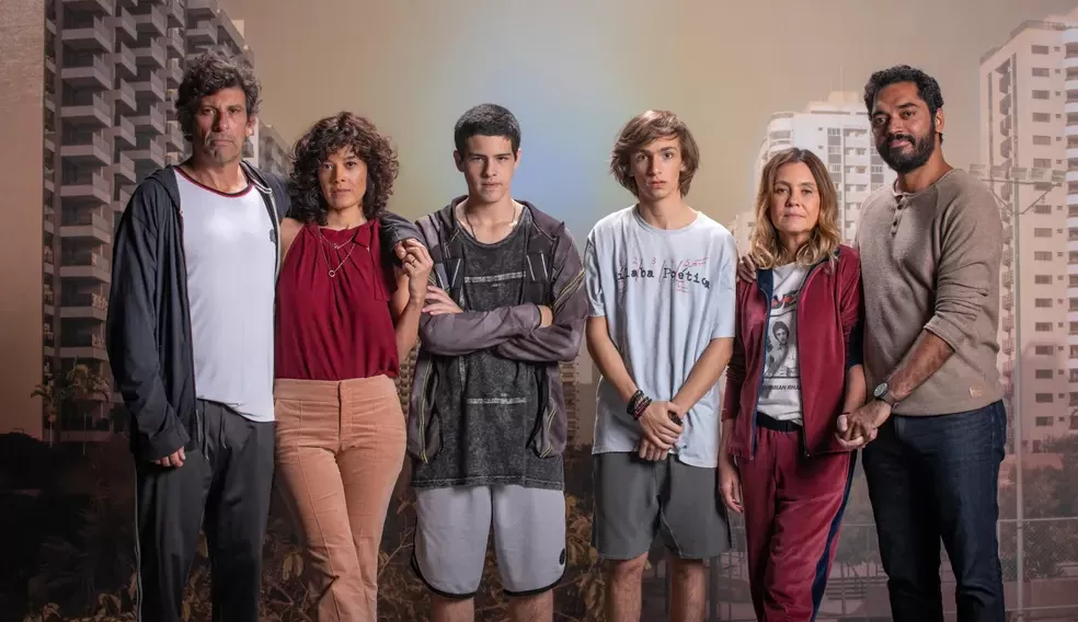Elenco principal da série "Os outros".