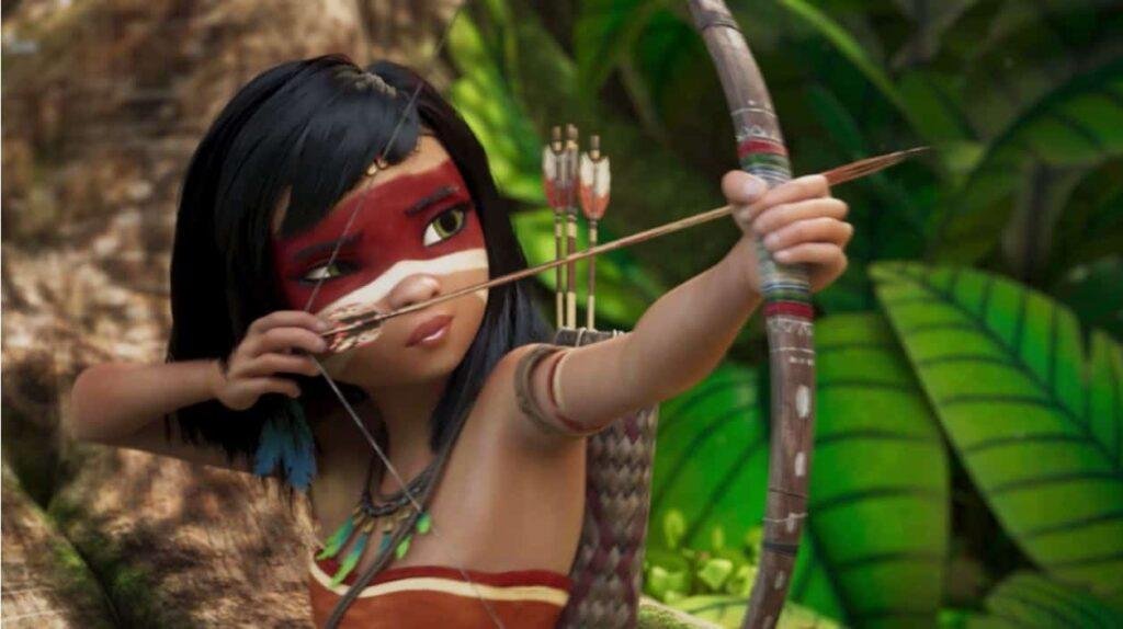 Imagem de divulgação do filme Ainbo.