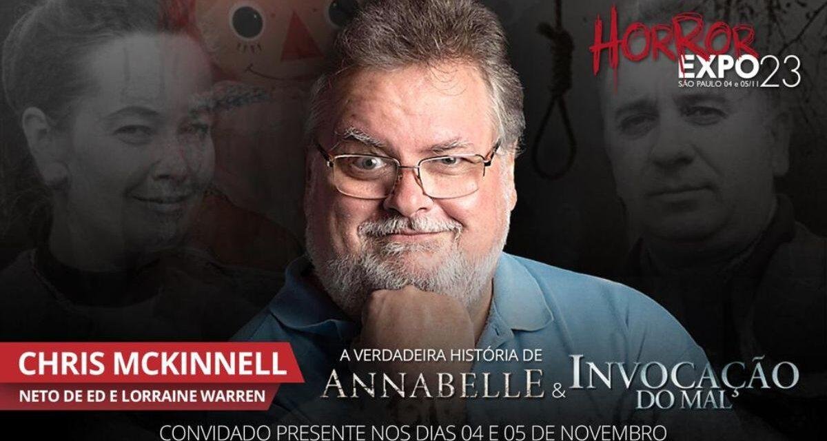 Chris McKinnell, neto do casal Warren, estará na Horror Expo 2023