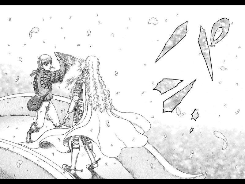 Review | Berserk capítulo 373 - O fim do Arco da Fantasia ;
Rickert e Griffith