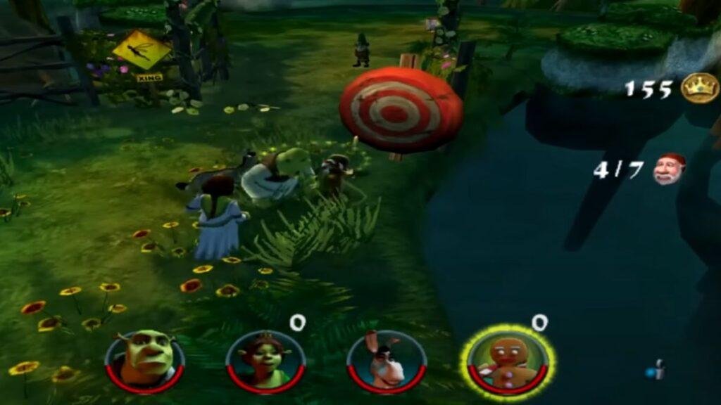 Animações dos cinemas transformadas em jogos: Shrek