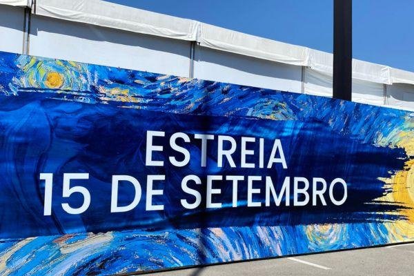Imagem: GeekPop News / Entrada para a exposição "Van Gogh Live 8K"