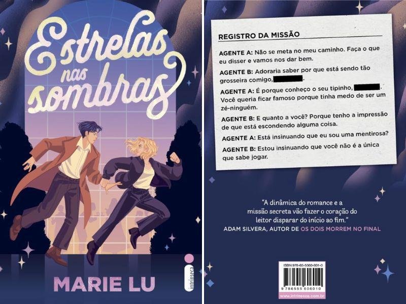 Divulgação do livro "Estrelas nas Sombras"