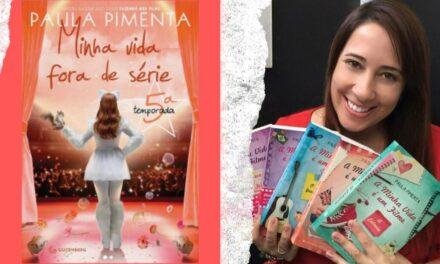Paula Pimenta revela capa do livro “Minha Vida Fora de Série- 5ª Temporada”