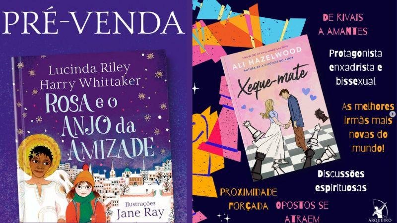 livros em p´re-venda editora Arqueiros