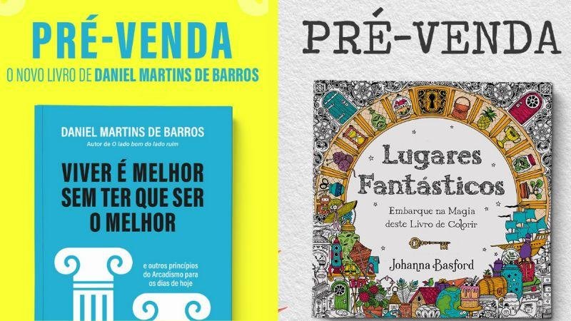 Livro em pré-venda editora Sextante