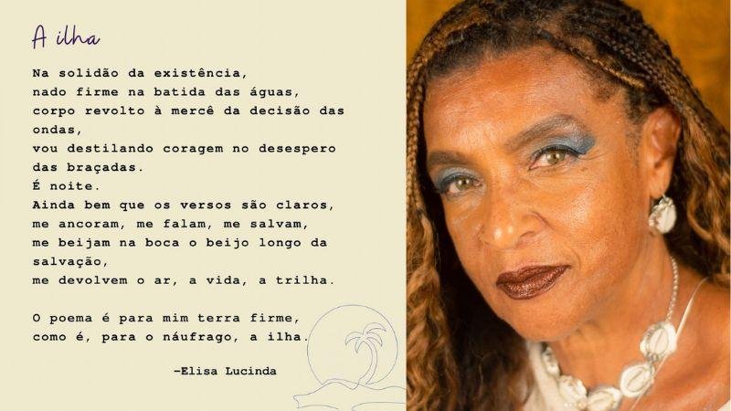 Elisa Lucinda, poesia a A Ilha.