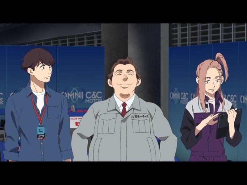 Primeiras impressões | Overtake!: Acho que virei fã de Fórmula 4;
Kouya Madoka e a equipe da Komaki Motors