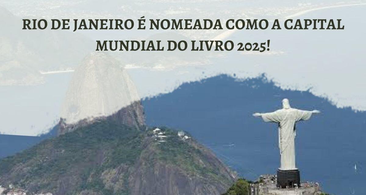 Rio de Janeiro é nomeada como a capital mundial do livro em 2025 pela Unesco