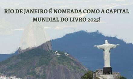 Rio de Janeiro é nomeada como a capital mundial do livro em 2025 pela Unesco