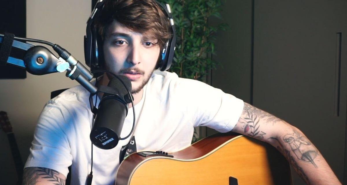 O Streamer Calango zerou o Minecraft usando um violão